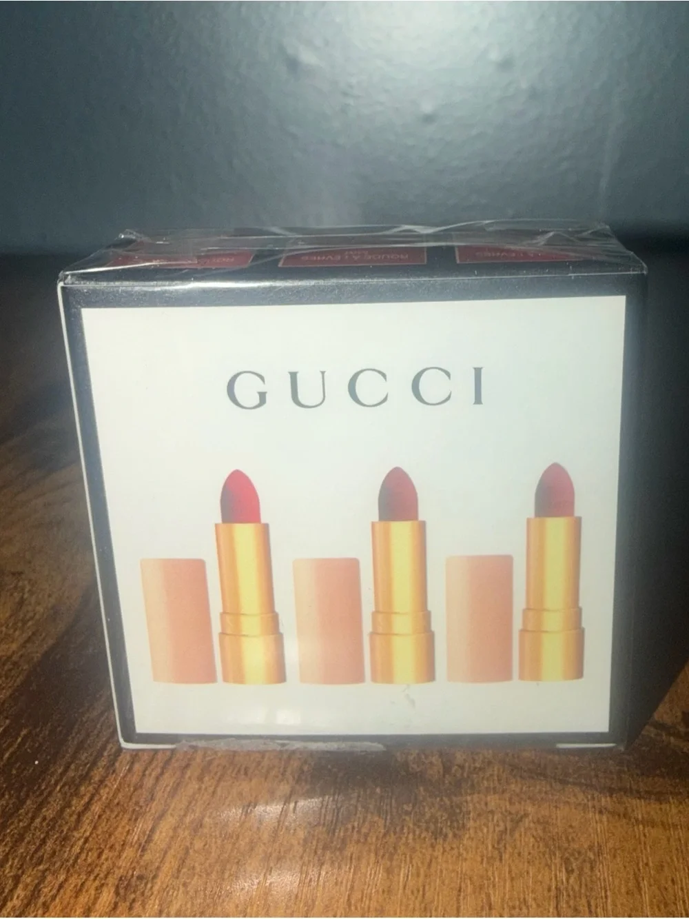 Gucci Lipstick Trio - Matte 0.35 each-NEW Sealed in Box